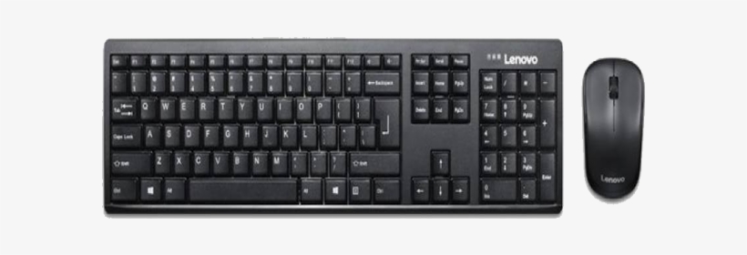 Lenovo 100 Wireless Laptop Keyboard - Keyboard Set, transparent png download