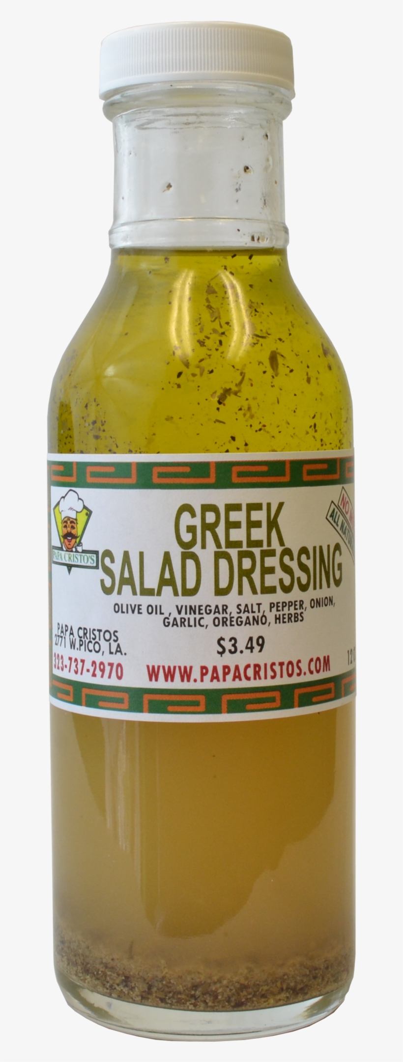Salad Dressing - Glass Bottle, transparent png download