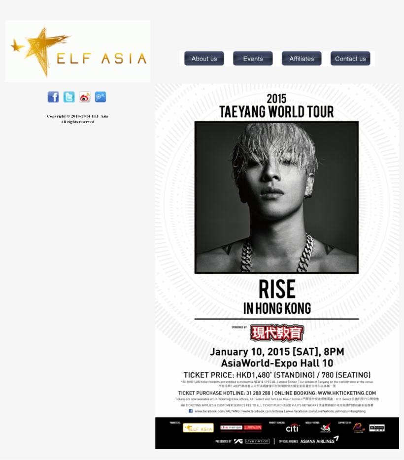 Tae Yang In Concert, transparent png download