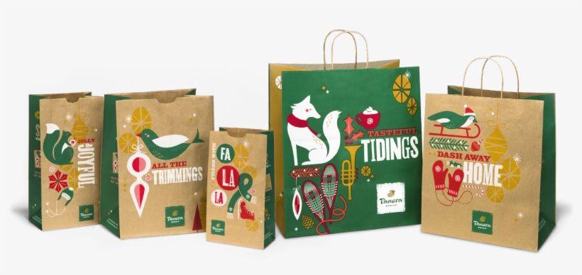 Panera Tasteful Tidings Bags - Packaging And Labeling, transparent png download