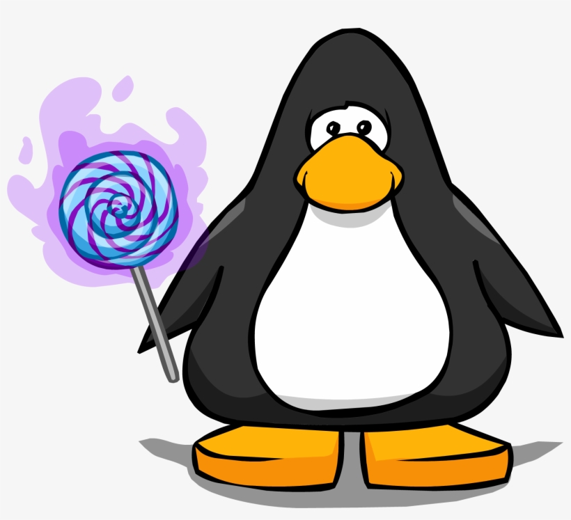 Spectral Sweet On A Player Card - Penguin With A Horn, transparent png download