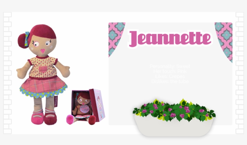 Jeannette 2016 04 15 - Cuckoo Ltd Les Mistinguettes Odette 45400 Rag Doll, transparent png download