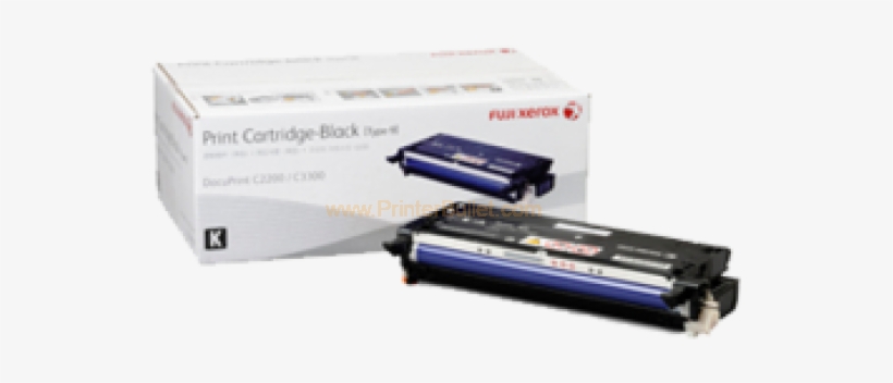 Xerox C2200 C3300 Black Toner Cartridge High - Fuji Xerox Docuprint C3300 Toner, transparent png download
