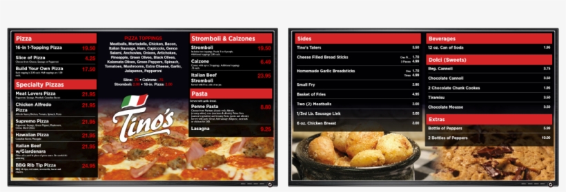 Restaurant Digital Menu Boards - Bánh, transparent png download