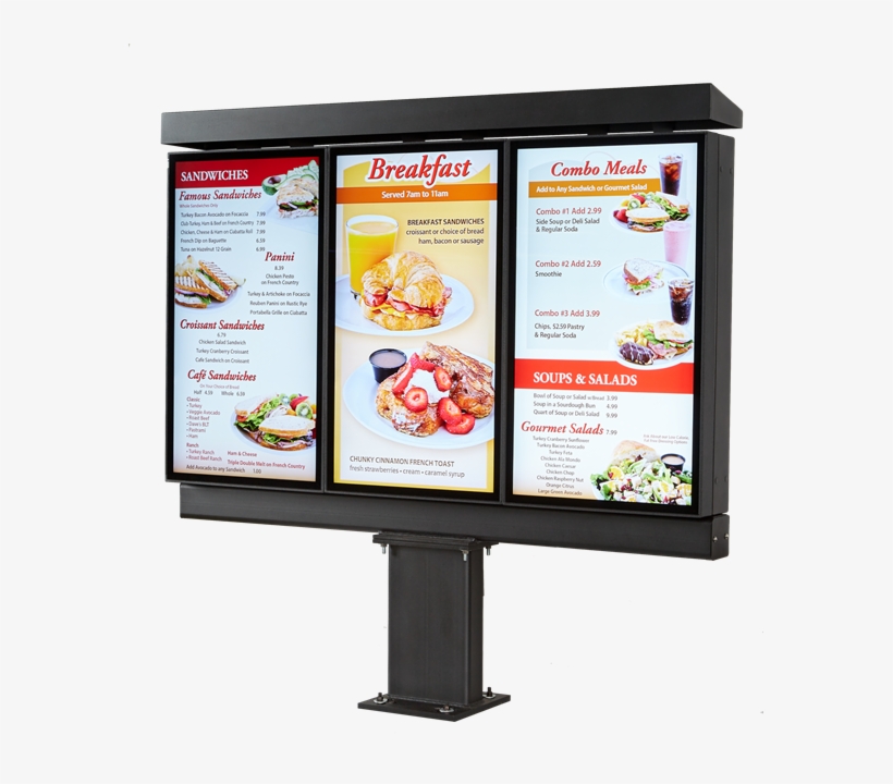 Drive Thru Solutions Howard Company Mainstreet Menus - Digital Menu Drive Thru, transparent png download