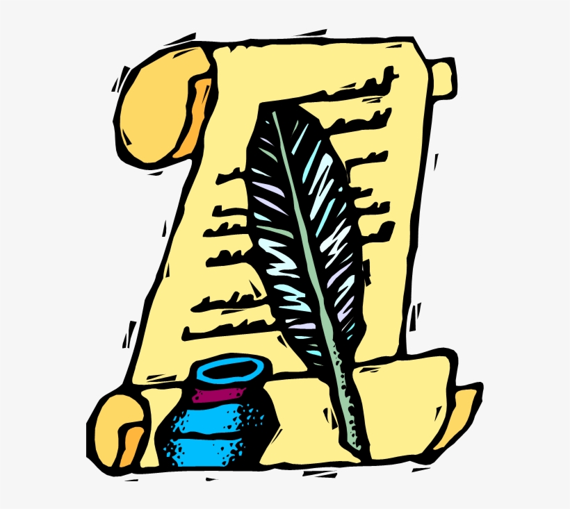 Quill And Parchment Clipart, transparent png download