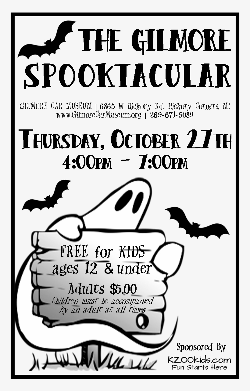 The Gilmore Car Museum's 6th Annual Halloween Spooktacular - Museum Family Halloween, transparent png download