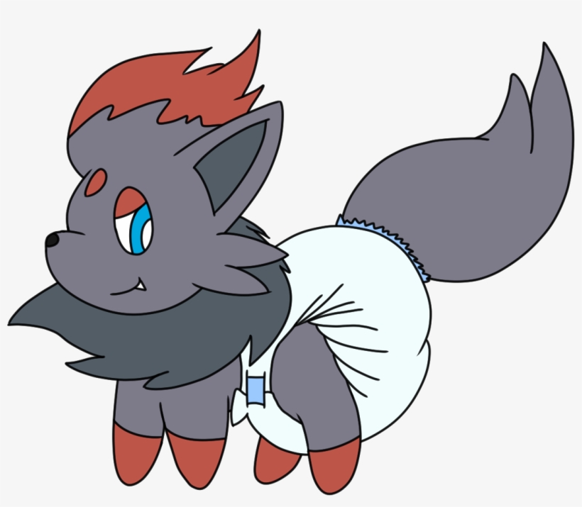 [ink, By Mewzy148] Zorua Diapee - Ink, transparent png download