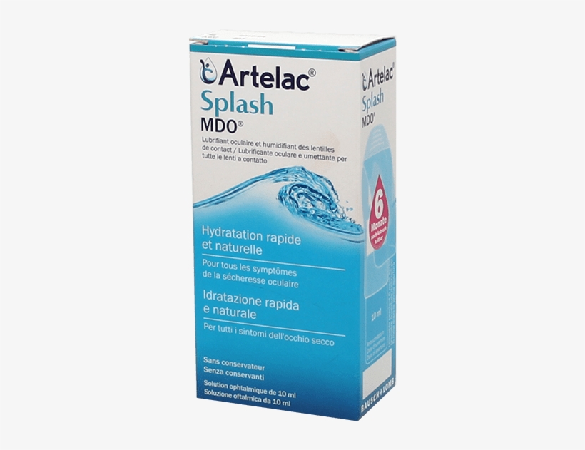 Artelac Splash Mdo Eye Drops 10ml Are Not In Our Assortment - Dr King's Candida, transparent png download