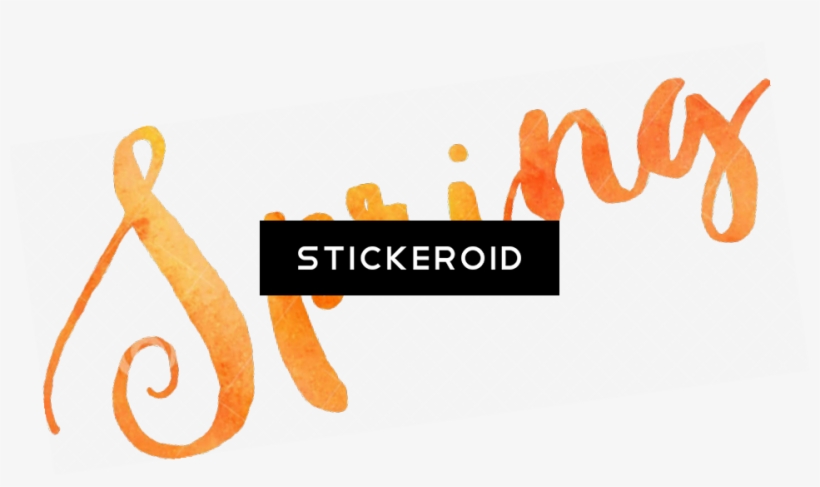Spring - Calligraphy, transparent png download