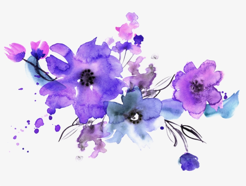 Offering Garden Inspired Cocktails, Sun Drenched Spaces - Personalized Watercolor Floral Frame Metal And Faux, transparent png download