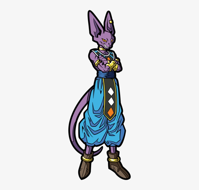 Beerus Mini Figpin - Beerus Figpin, transparent png download