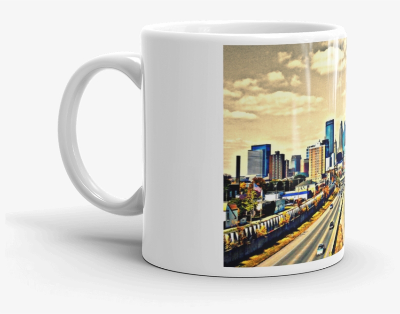 Minneapolis Skyline - Michael Steddum Brittany Double Brittany 11oz Coffee, transparent png download