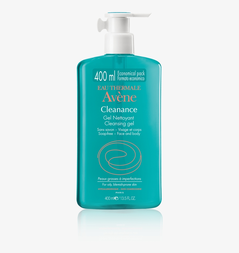 Cleanance Cleansing Gel For Face And Body - Avene Cleanance Cleansing Gel 400ml, transparent png download