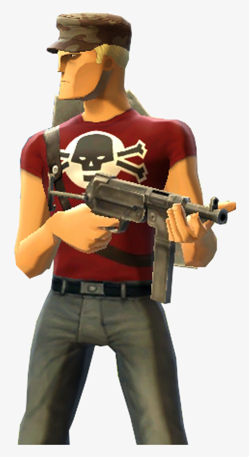 A National Soldier Armed With A Sub-machine Gun - Battlefield Heroes National Army Flag, transparent png download