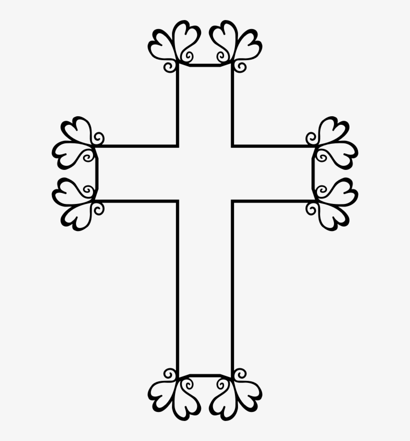 Heart Cross - Portable Network Graphics, transparent png download