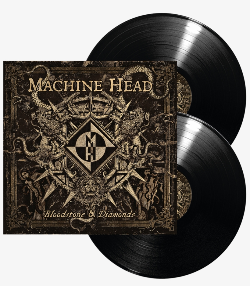 Bloodstone & Diamonds Black Vinyl - Machine Head Bloodstone & Diamonds, transparent png download