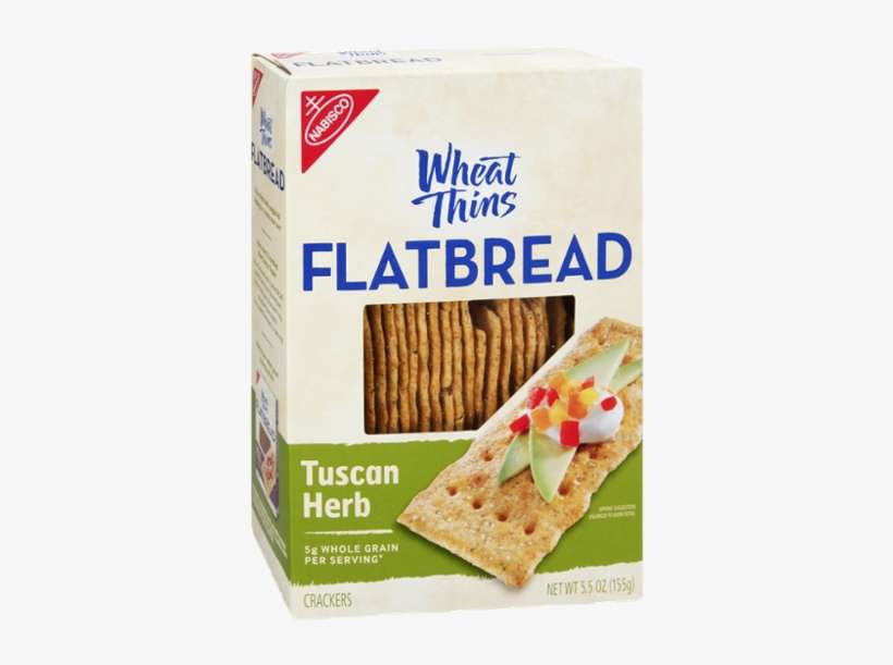 Wheat Thins Flatbread Crackers, Tuscan Herb - 5.5 Oz, transparent png download