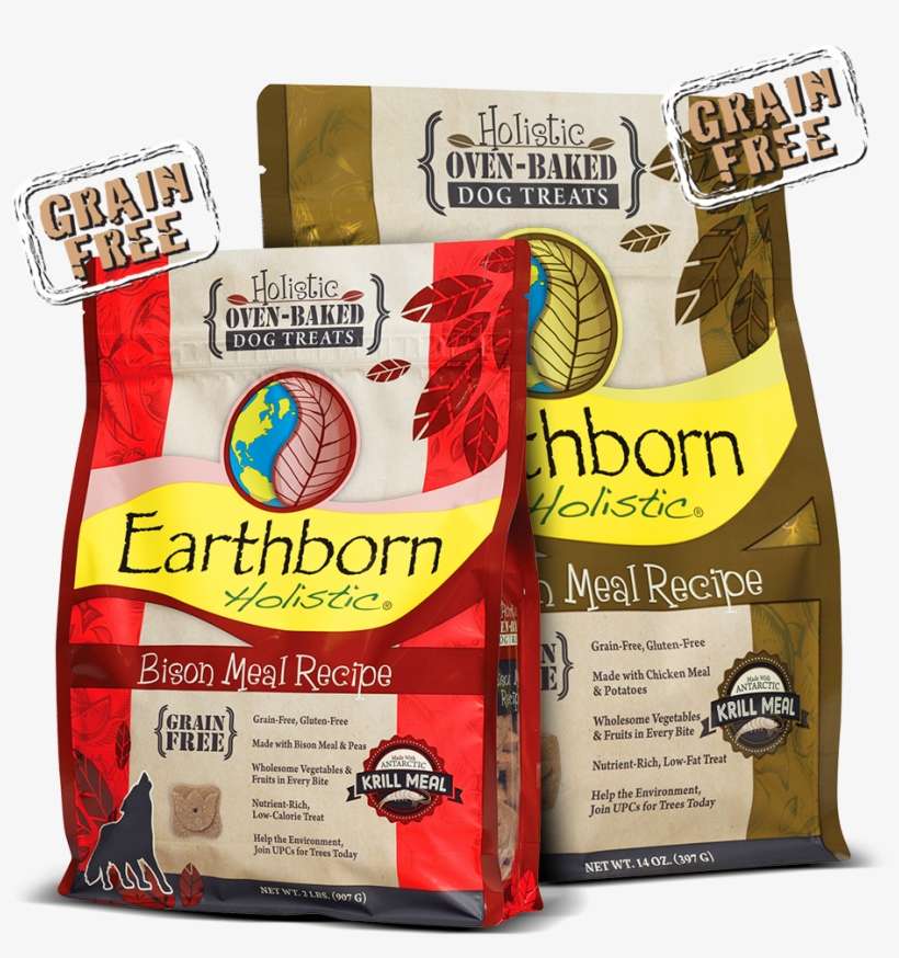 Oven Baked Grain Free Holistic Dog Treats Bag - Earthborn Holistic Lamb Meal Recipe Biscuits 14 Oz, transparent png download