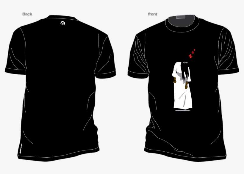 Sleeping - Navy Blue Tshirts Template, transparent png download