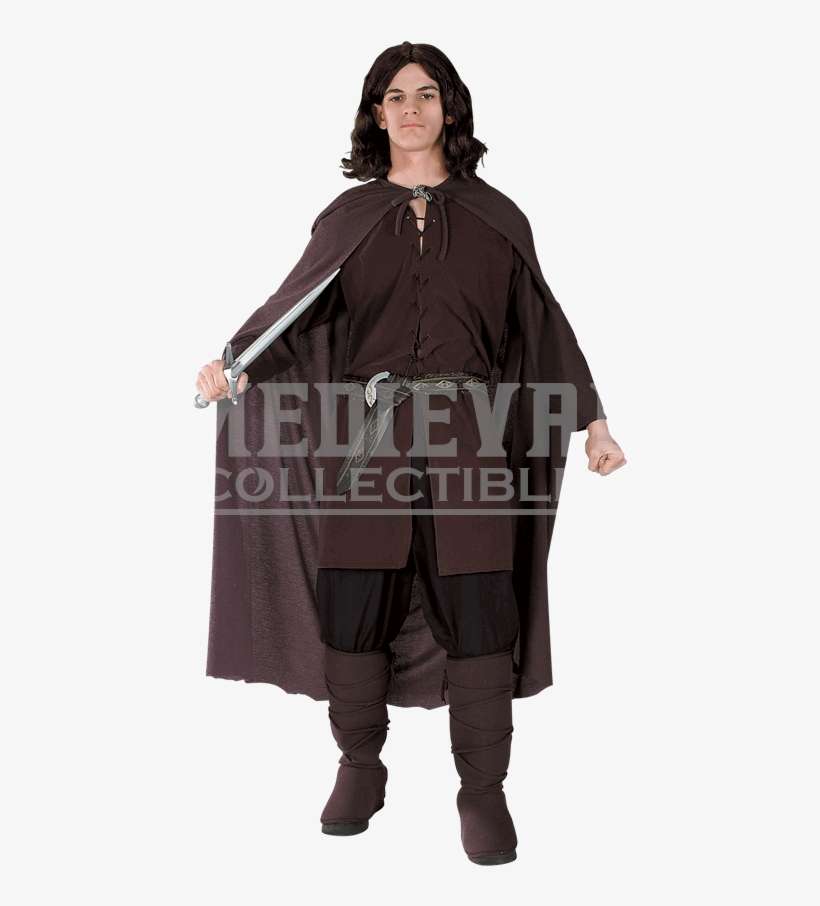 Lord Of The Rings Bilbo Baggins Outfit - Men's The Lord Of The Rings Aragorn Costume, transparent png download
