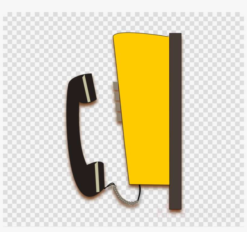 Public Telephone Cartoon Clipart Payphone Telephone - Transparent Phone With Blank Screen, transparent png download