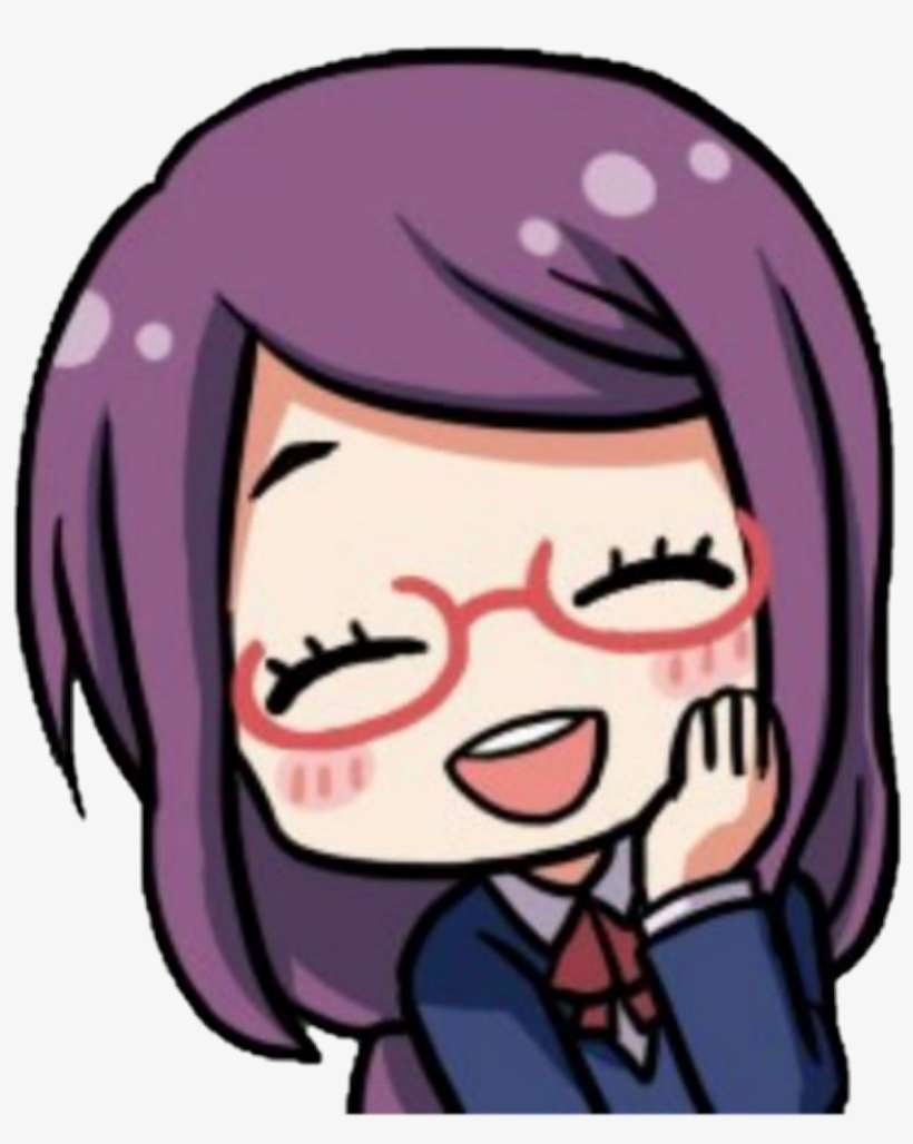 Rizekamishiro Tokyoghoul Sticker Chibi - Tokyo Ghoul Rize Kawaii, transparent png download