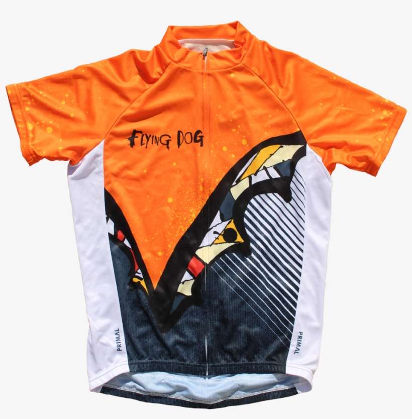 Flying Dog Cycling Jersey - Bicycle, transparent png download