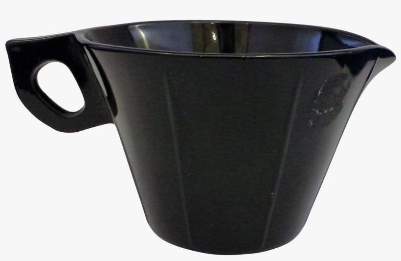 Us Scroll Black Depression Glass Creamer - Cookware And Bakeware, transparent png download