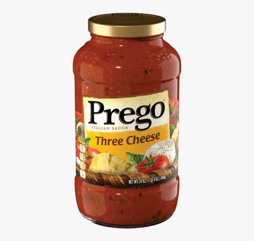 Three Cheese Italian Sauce - Prego Sauce, transparent png download