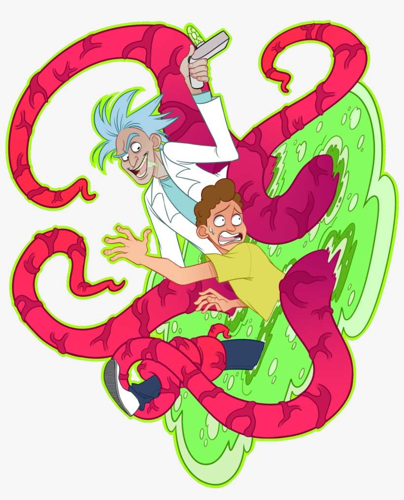 R&m Art,rick And Morty Art, R&m Арт, Рик И Морти Арт, - Rick And Morty Rick & Morty, transparent png download