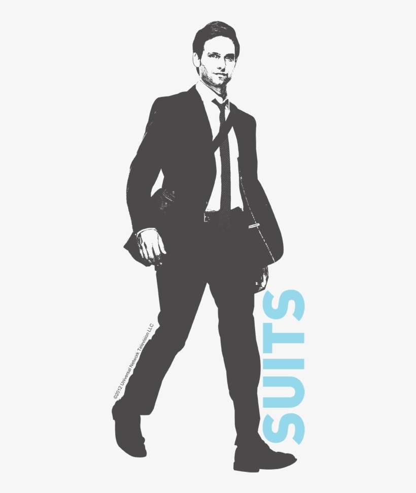 Suits Walking Men's Slim Fit T-shirt - Juniors (slim) T-shirt: Juniors: Suits - Suit Walking,, transparent png download