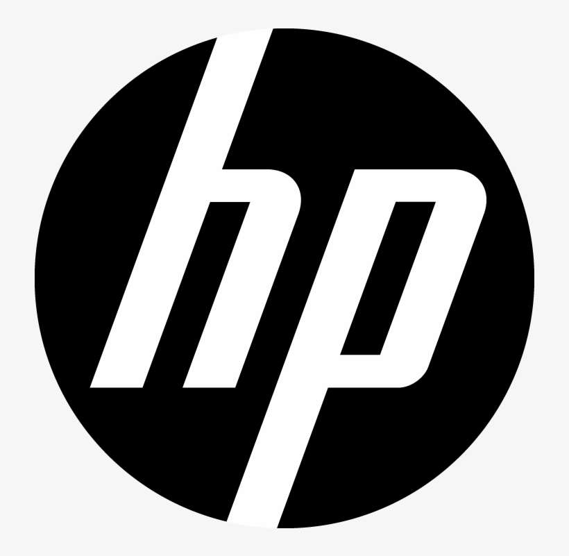 Packard Hewlett-packard Hp Hewlett Enterprise Logo - Hp Logo Black Png, transparent png download