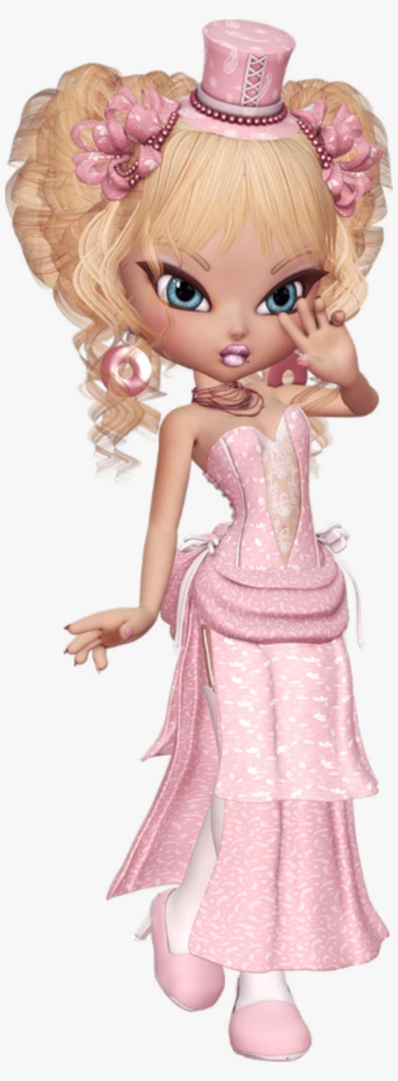 Cute Cartoon Pictures, Doll Painting, Elfen, Beautiful - Transparent Cookie Doll, transparent png download
