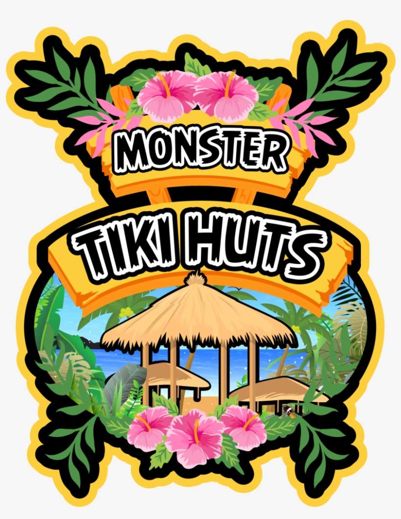 Rethatch Your Tiki Hut Or Chickee Hut With Monster - Monster Tiki Huts, transparent png download
