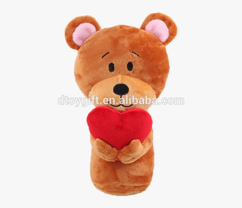 Cute Valentine Day Gift Stuffed Bear Animal Plush Toy - Teddy Bear, transparent png download