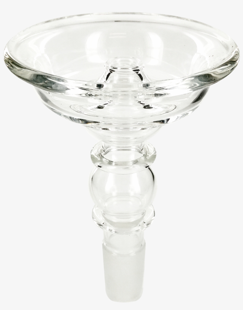 Lavoo Male-fitting Glass Funnel Bowl - Glass, transparent png download