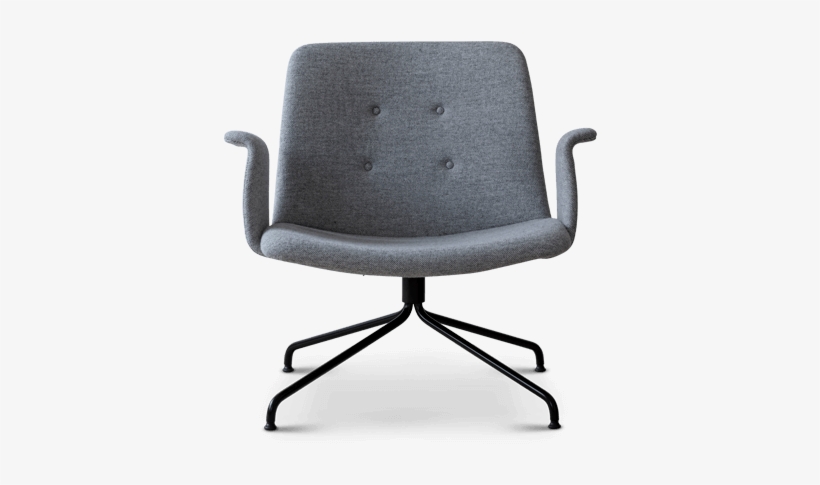 Primum Lounge Arm Chair Black Base - Chair, transparent png download