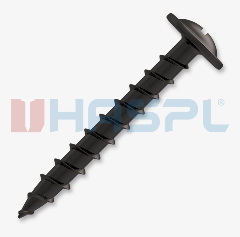 Drywall Screw 4,2x35mm, Flange Head, Black Phosphated, - Hašpl Inc., transparent png download
