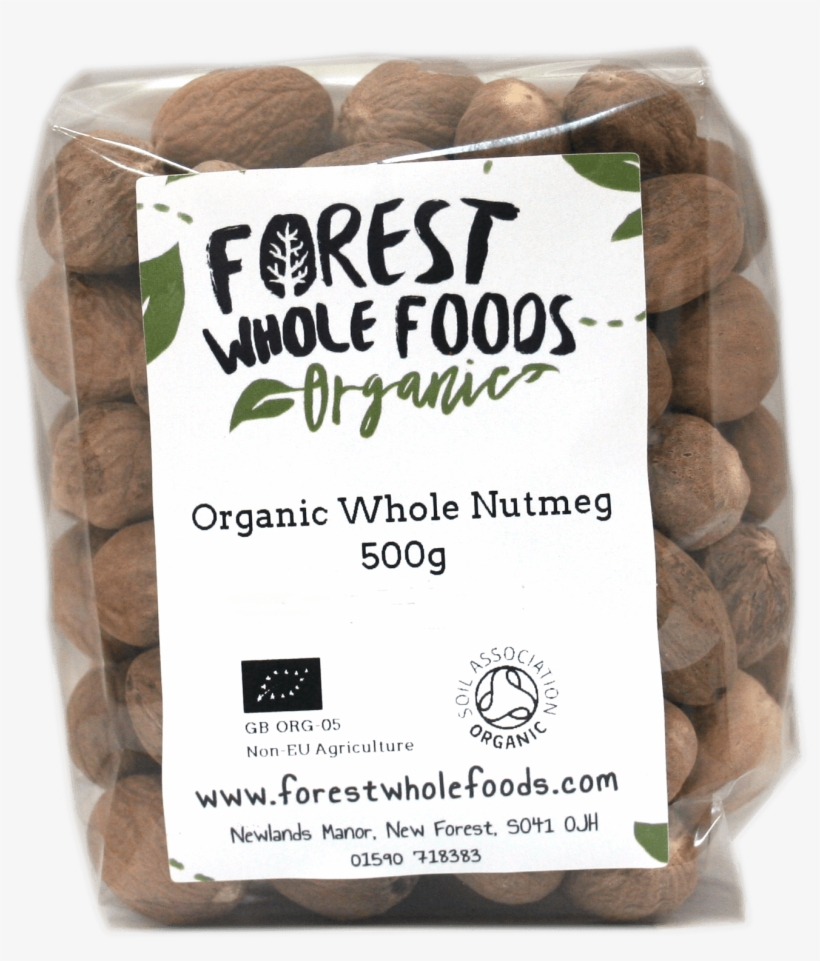 Organic Whole Nutmeg 500g - Organic Spirulina Powder 125g, transparent png download