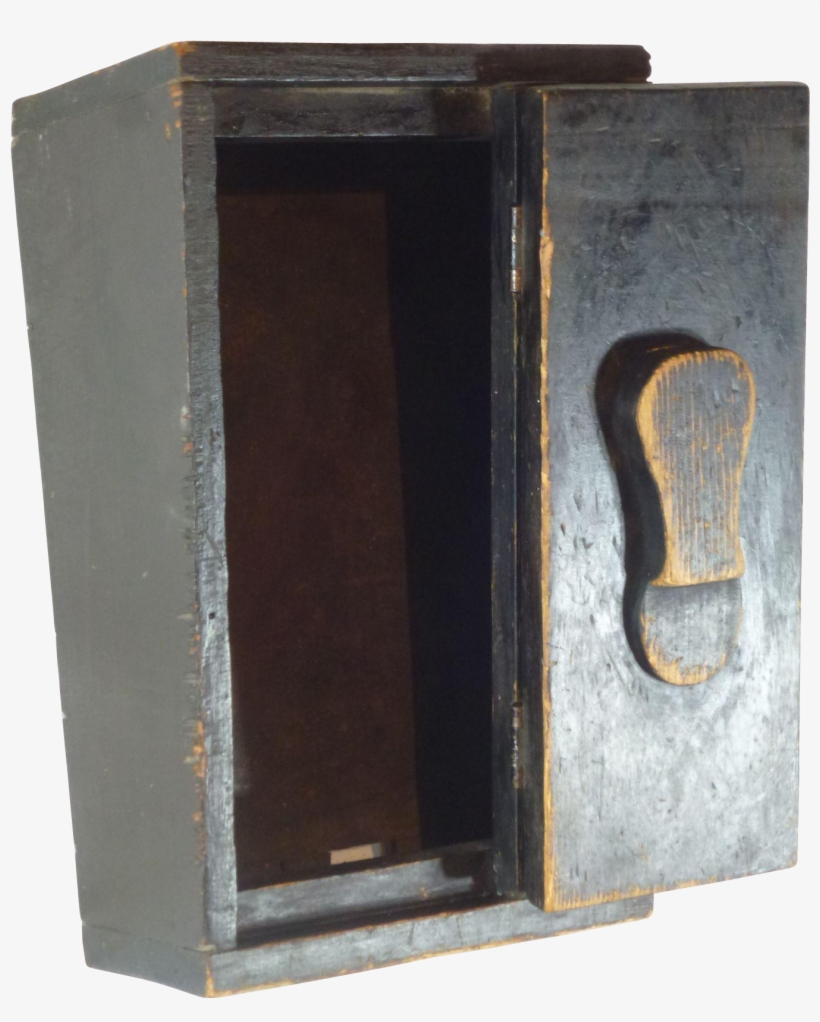 Vintage Shoe Shine Box, 1940's, Or Wall Hanging Display - Wedge, transparent png download