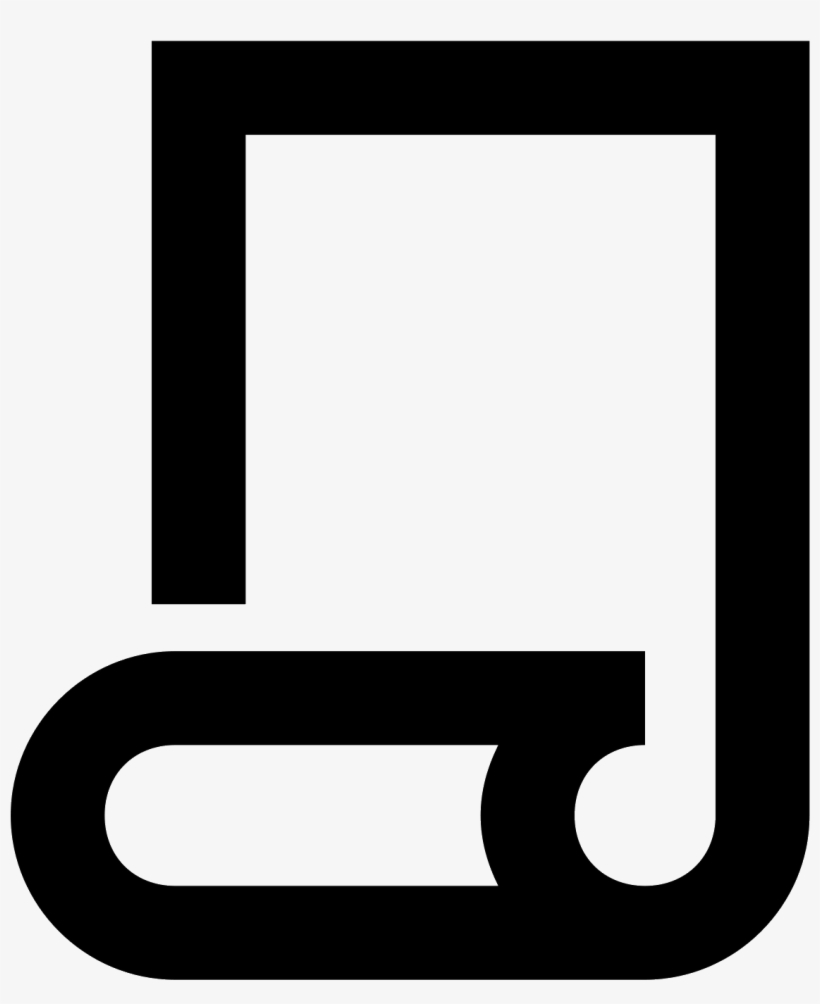 This Icon Is A Rectangle, With The Short Lines Being - Icon, transparent png download