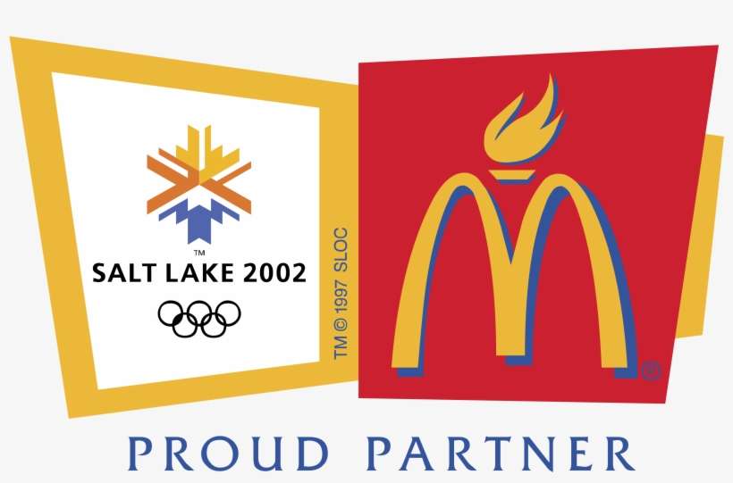 Mcdonalds Sponsor Of Salt Lake 2002 Logo Png Transparent - Mcdonald's, transparent png download