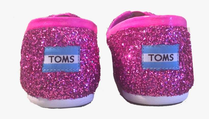 Womens Sparkly Glitter Toms Flats Shoes Bridal Bride - Nail Polish, transparent png download