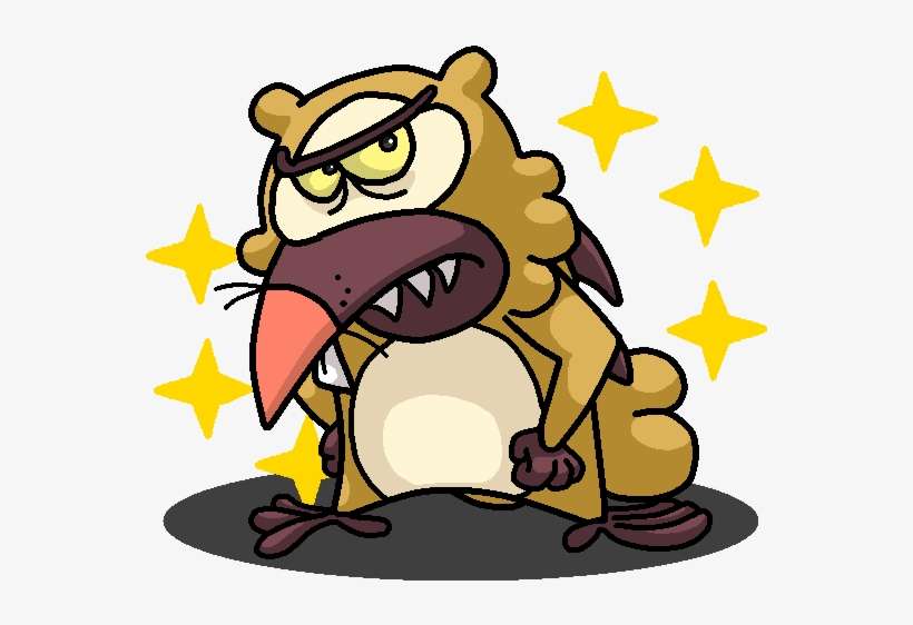 Graphic Black And White Library Shiny Bidoof Daggett, transparent png download