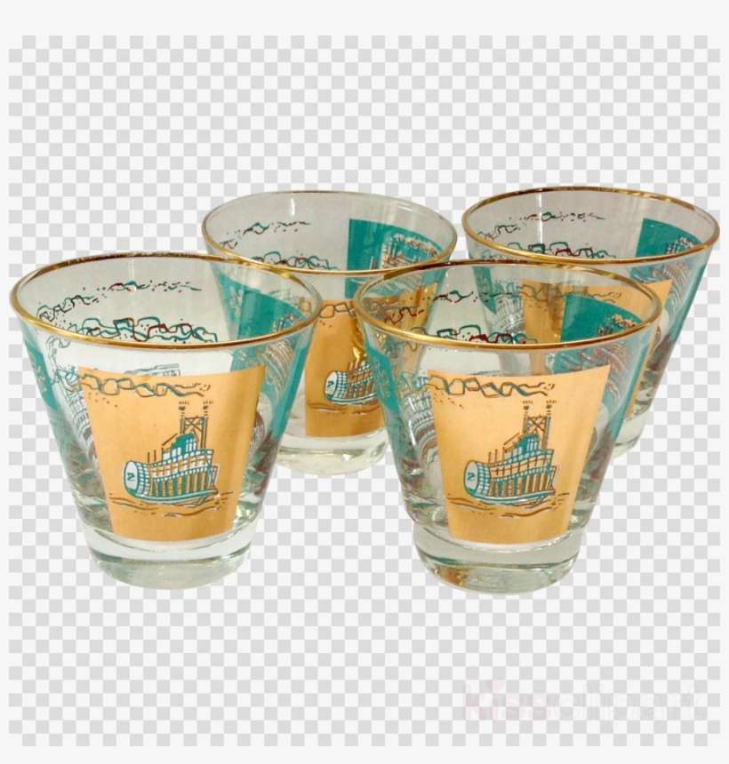 Gold Clipart Old Fashioned Glass Table-glass - Pint Glass, transparent png download