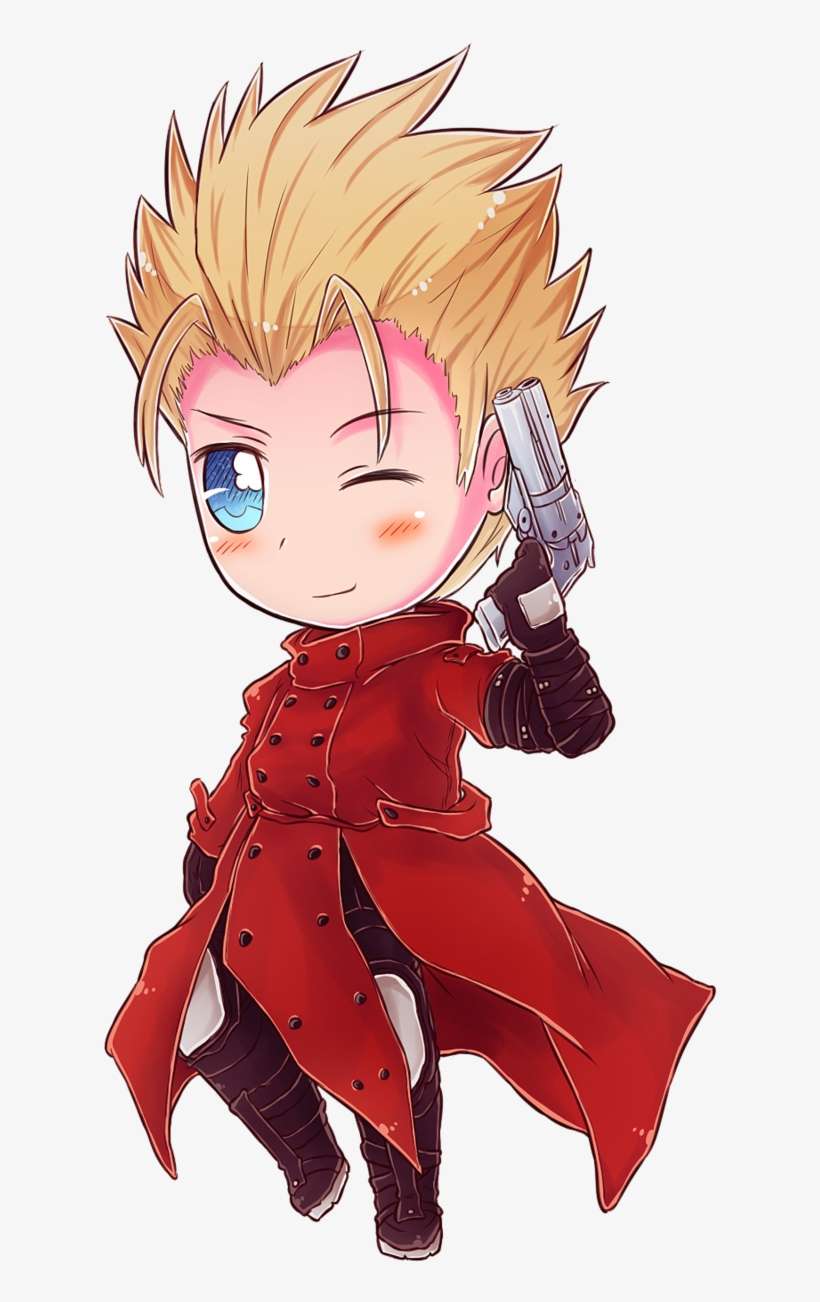 Redly Chibi You Are Adopting's Name - Vash The Stampede Chibi, transparent png download