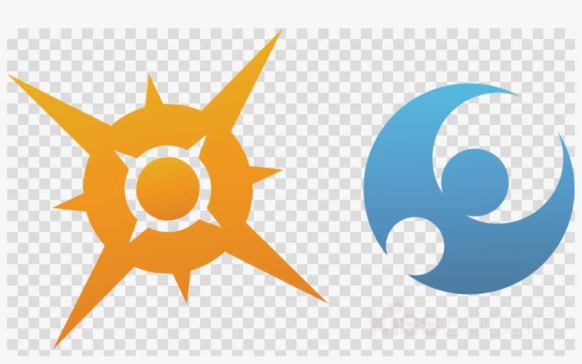 Pokemon Sun Logo Clipart Pokémon Sun And Moon Pokémon - Sun And Moon Pokemon Symbols, transparent png download