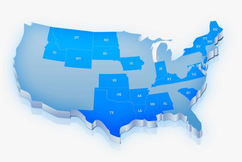 36 States Allow Untrained Police - Medical Marijuana States 2010, transparent png download