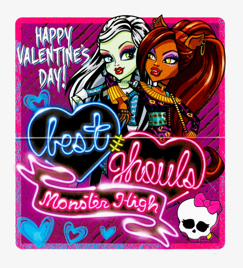 Monster High Gifs Monster High Valentines Purchased - Monster High Thank You Notes Set Of 10 Ghoulishly Grateful, transparent png download